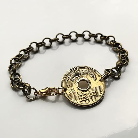 5 Yen Coin Bracelet